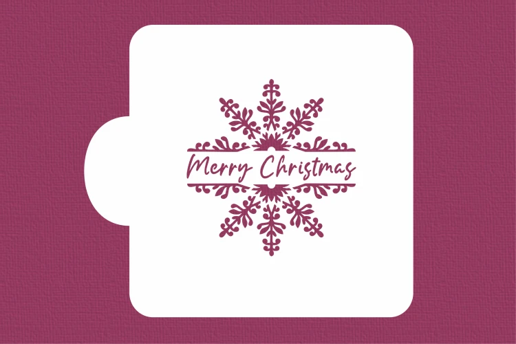 Śnieżynka z napisem Merry Christmas DUŻE.png