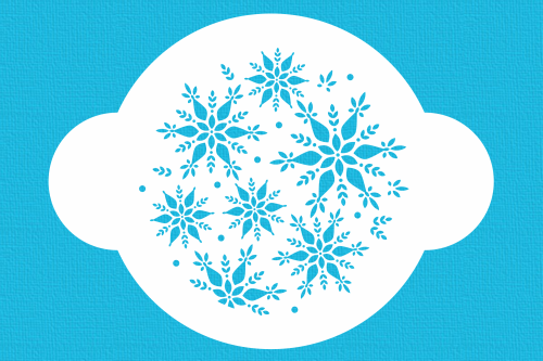 Śnieżynki filigranowe na górę tortu ciasta.png