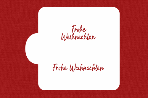 Wesołych Świąt po niemiecku, Frohe Weihnachten.png