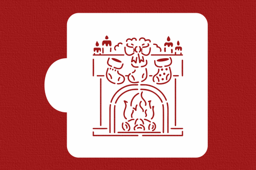 Kominek ze skarpetami - kolorowanka.png