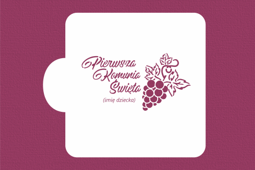 Pierwsza Komunia Święta z winogronem - do personalizacji.png