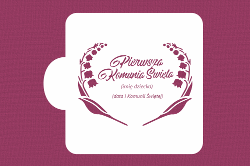 Pierwsza Komunia Święta z konwaliami - do personalizacji.png