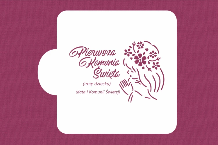 Pierwsza Komunia Święta z datą i dziewczynką - do personalizacji.png
