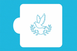 SZABLON Gołąbek z gałązkami