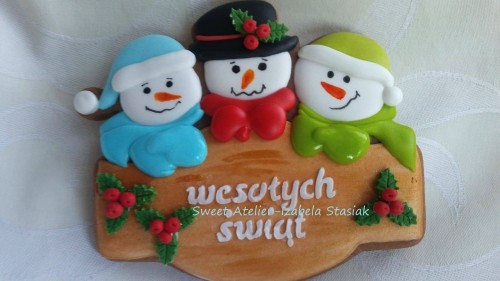 Baner z bałwankami - Sweet Atelier Izabela Majecka Stasiak.jpg