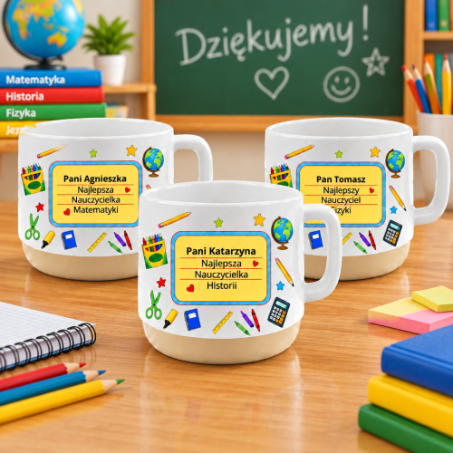 Personalizowane kubki dla NAUCZYCIELI