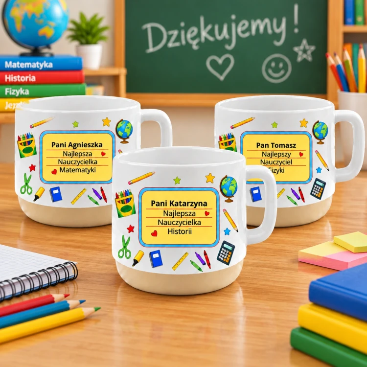 Personalizowane kubki dla NAUCZYCIELI