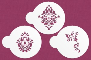 SZABLONY Zestaw "Kaszmir" DEKORACYJNE / OZDOBNE