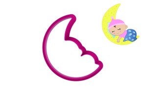 Foremka ŚPIĄCY DZIDZIUŚ NA KSIĘŻYCU