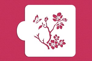 SZABLON Kwitnąca wiśnia I