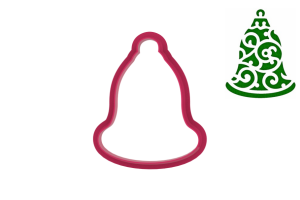 Foremka BOMBKA DZWONEK + szablon