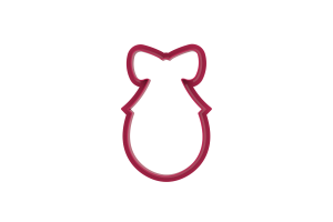 Foremka PISANKA Z KOKARDĄ