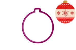 Foremka BOMBKA OKRĄGŁA DUŻA + szablon