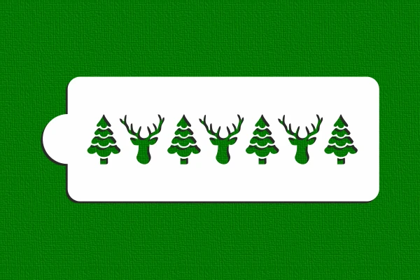 Dekor - renifery i choinki.png