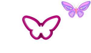 Foremka KOLOROWY MOTYLEK II