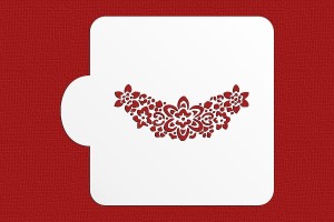 SZABLON Koronka kwiatowa