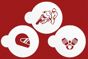 SZABLONY Zestaw "Motocyklista"