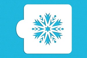 SZABLON Śnieżynka VI