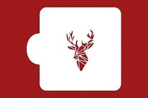 SZABLON Jeleń rozbite szkło