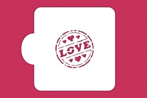 SZABLON Stempel LOVE
